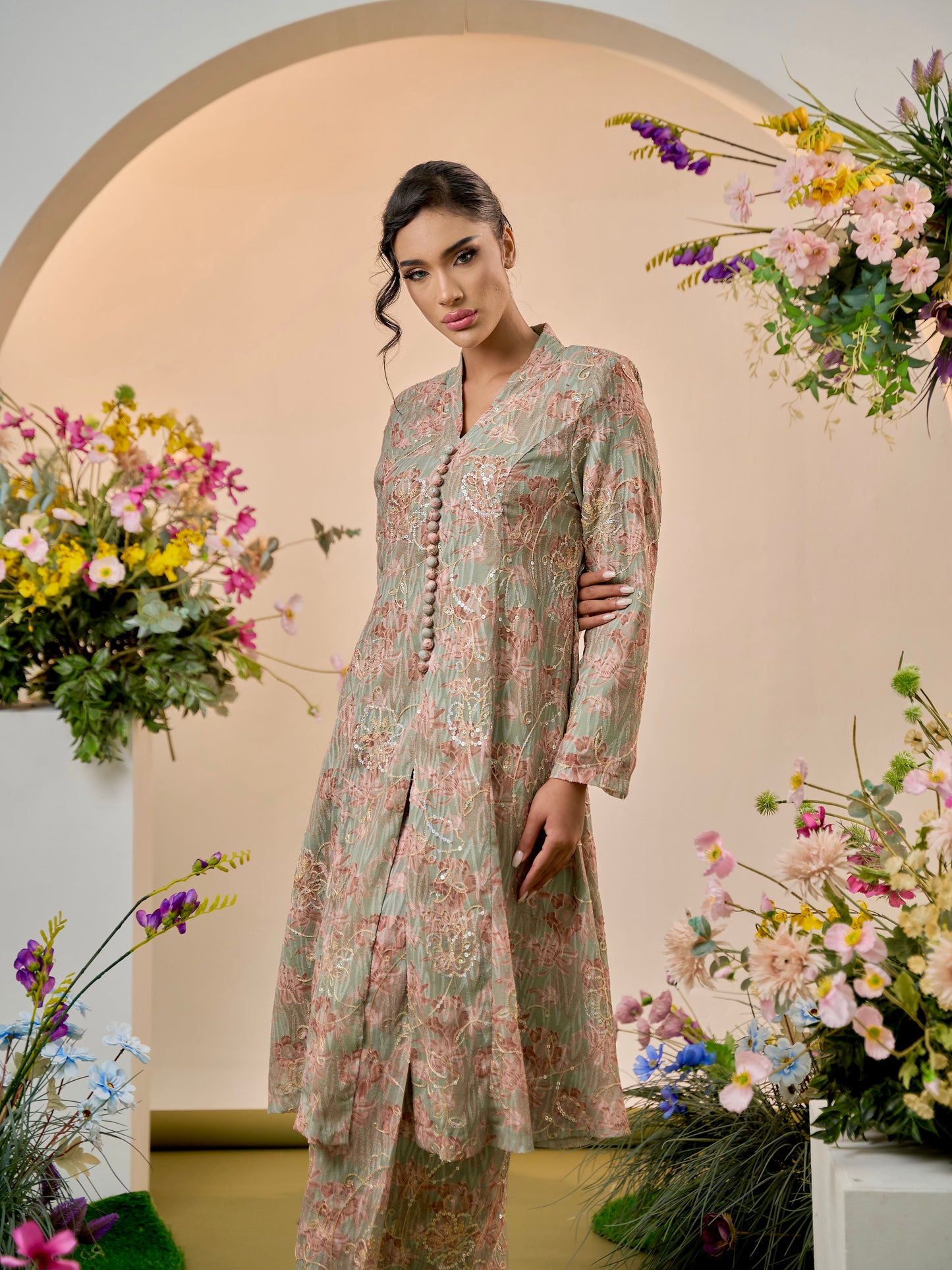 Suzette Kebarung Classic - Sage Green