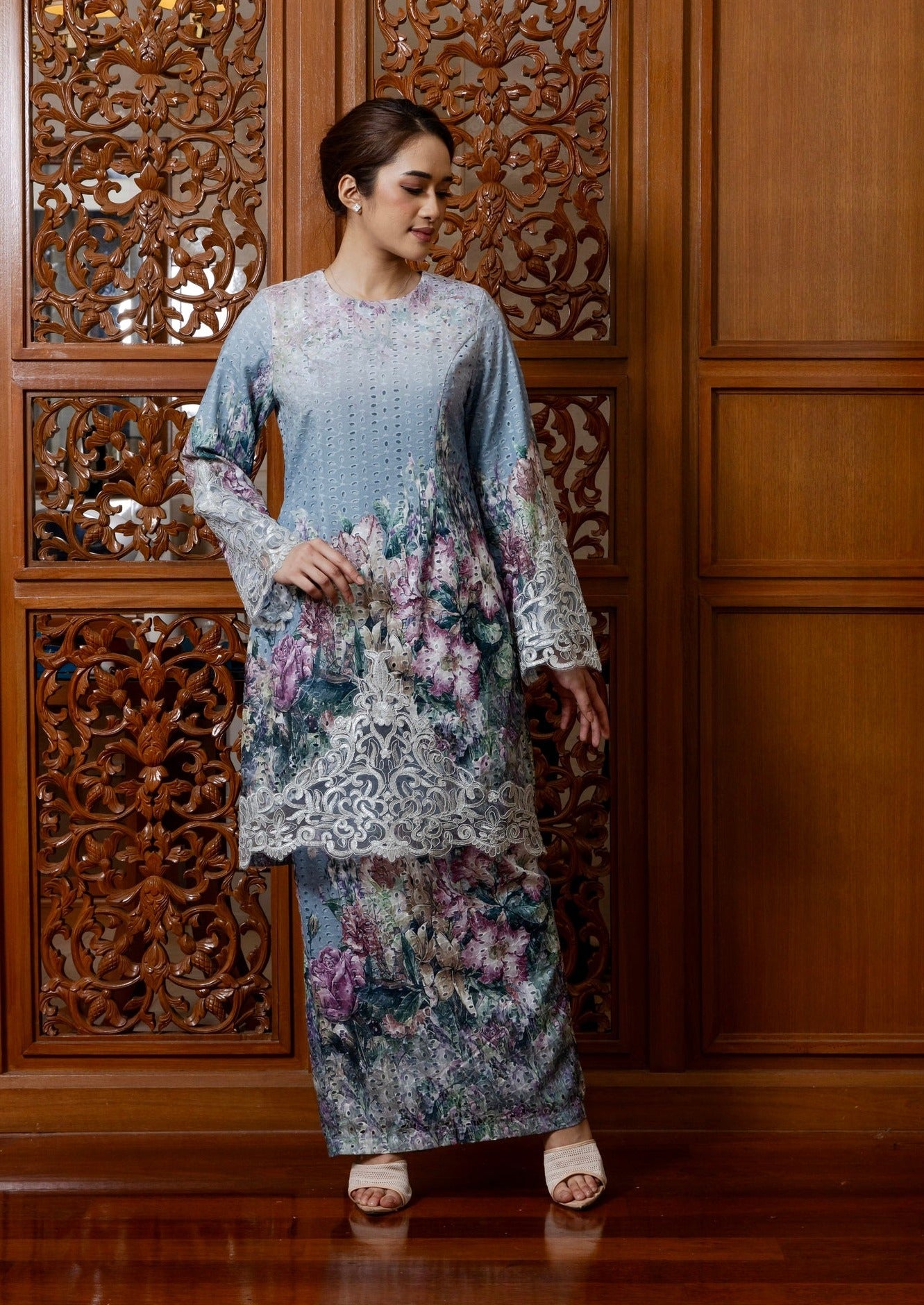 {LIMITED EDITION} Lynnie Kurung Modern - Ash Blue