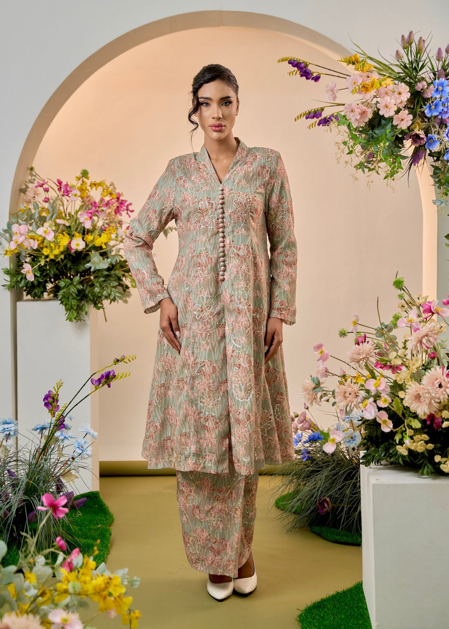Suzette Kebarung Classic - Sage Green