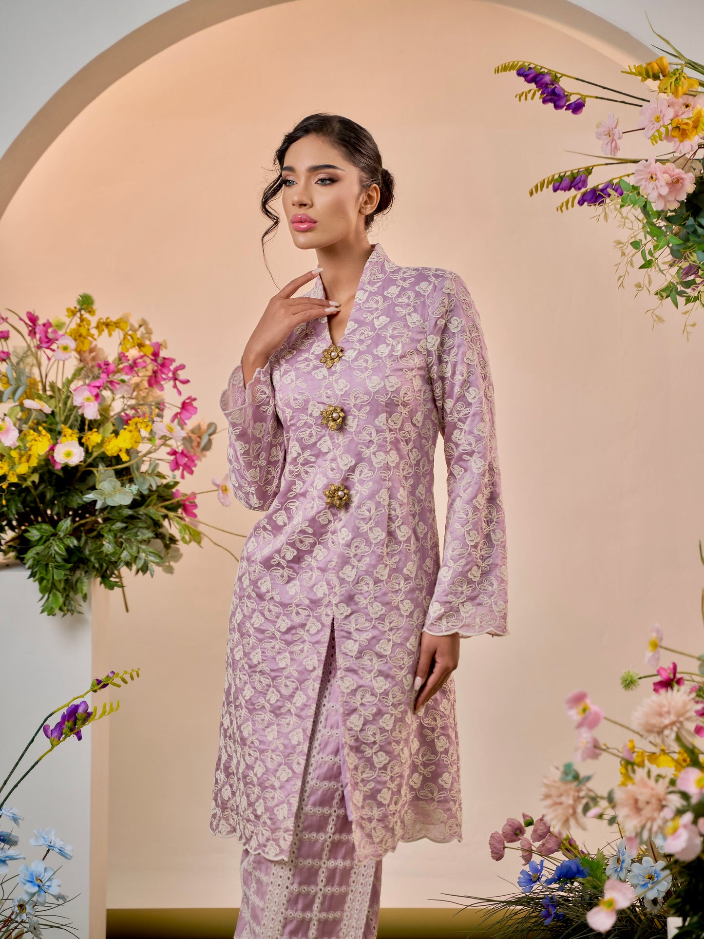 Madisa Kebaya Modern - Lilac