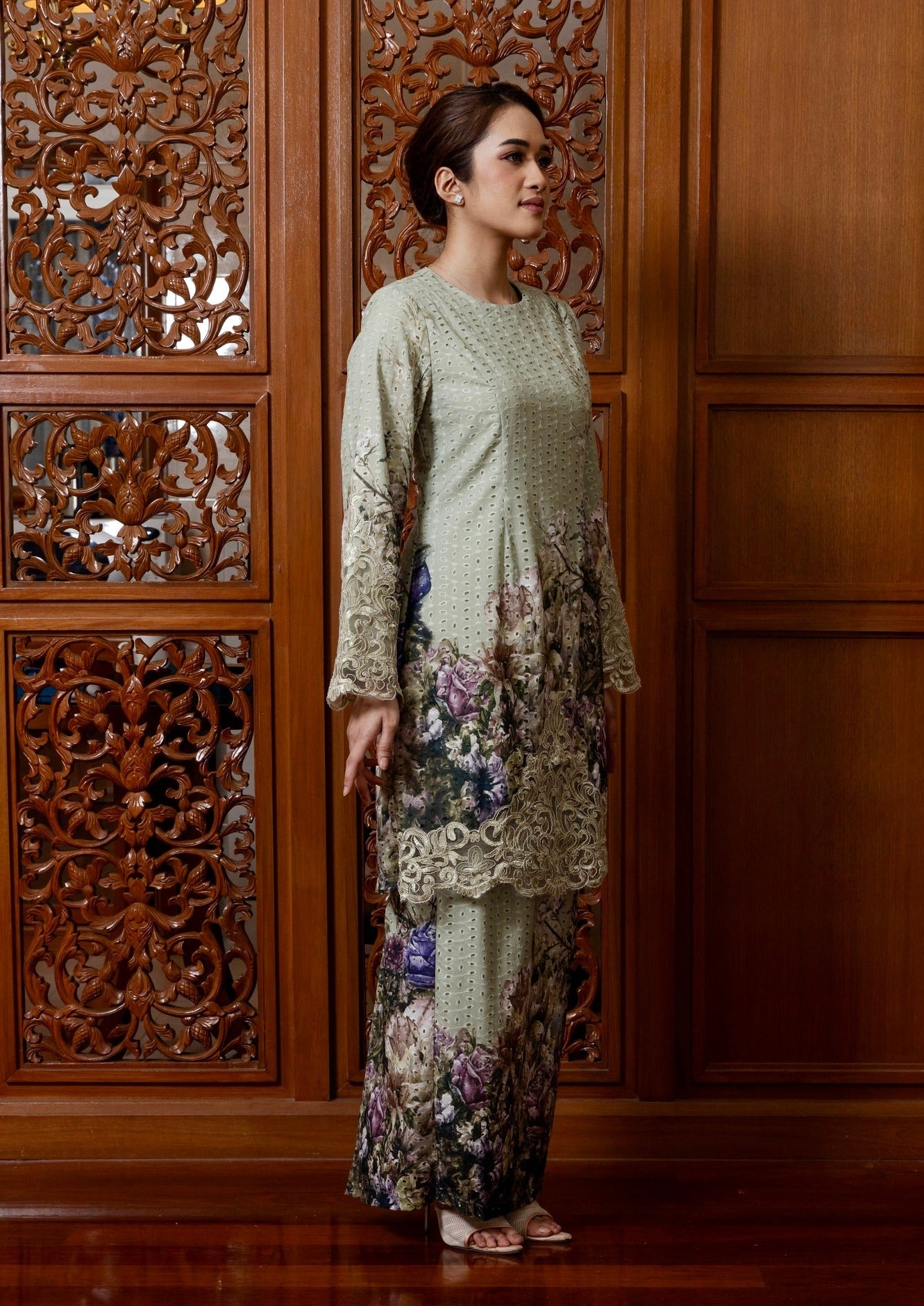 {LIMITED EDITION} Indigo Kurung Modern - Green
