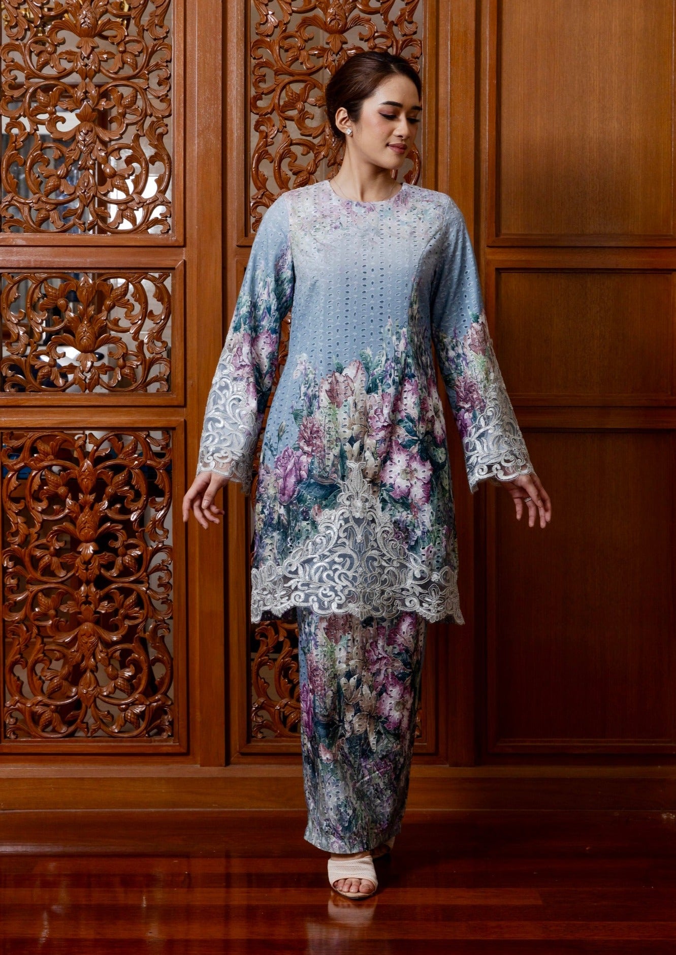 {LIMITED EDITION} Lynnie Kurung Modern - Ash Blue