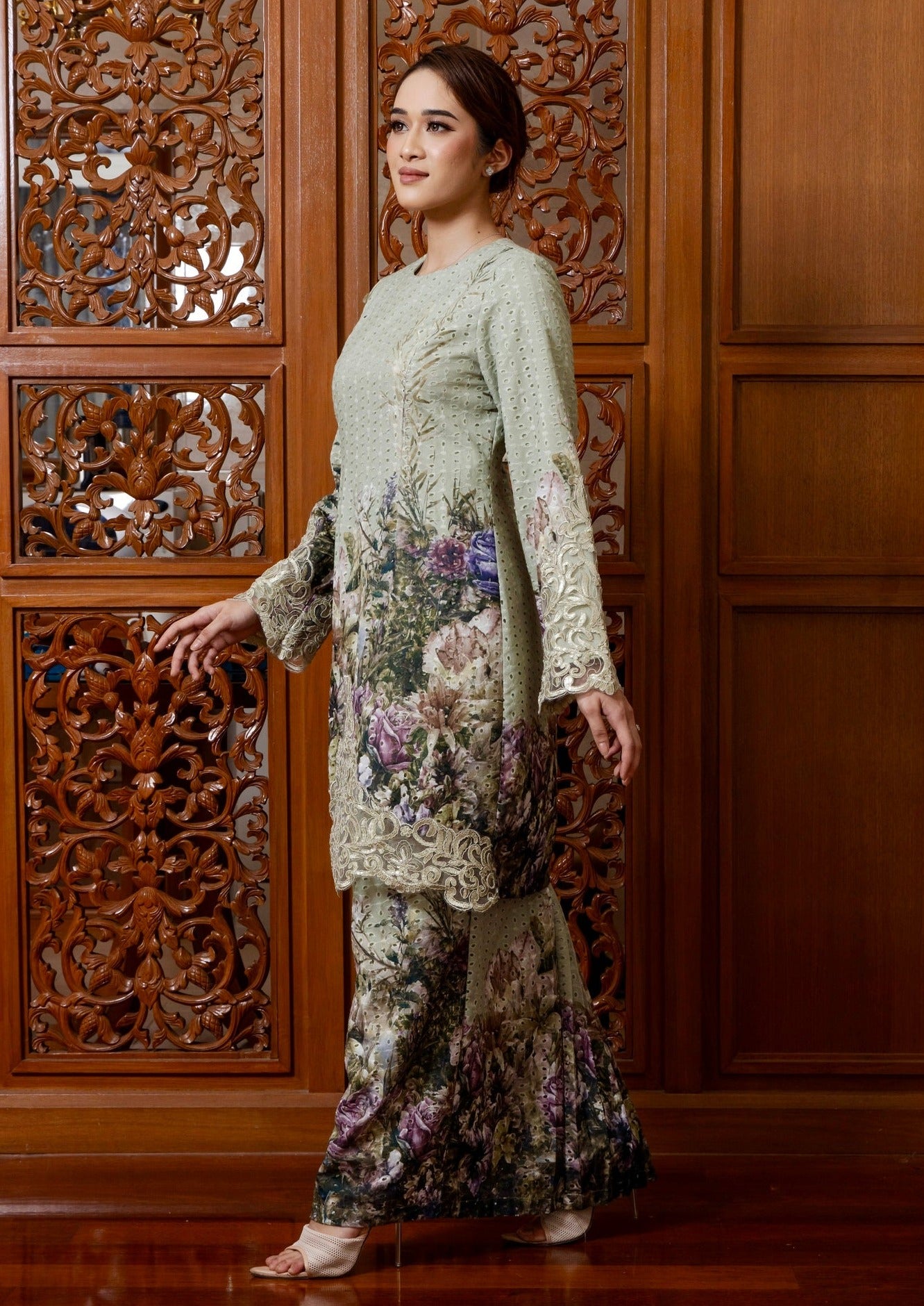 {LIMITED EDITION} Indigo Kurung Modern - Green