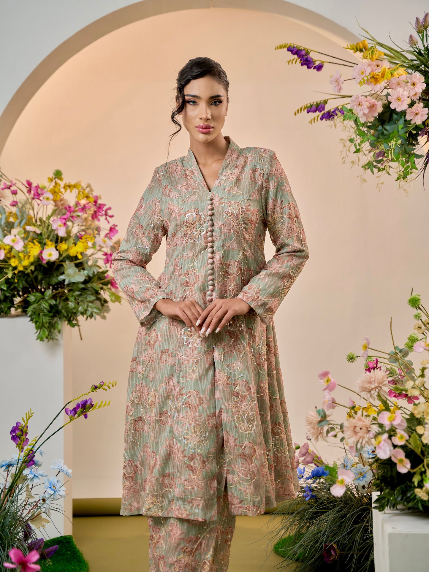 Suzette Kebarung Classic - Sage Green