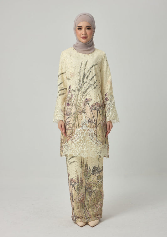 {LIMITED EDITION} Dandelion Kurung Modern - Mustard Yellow