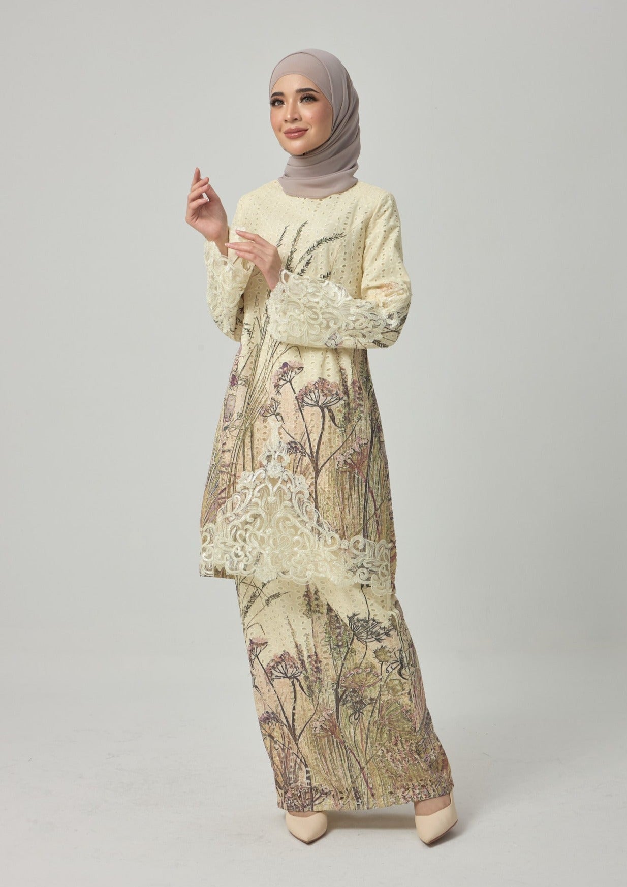 {LIMITED EDITION} Dandelion Kurung Modern - Mustard Yellow