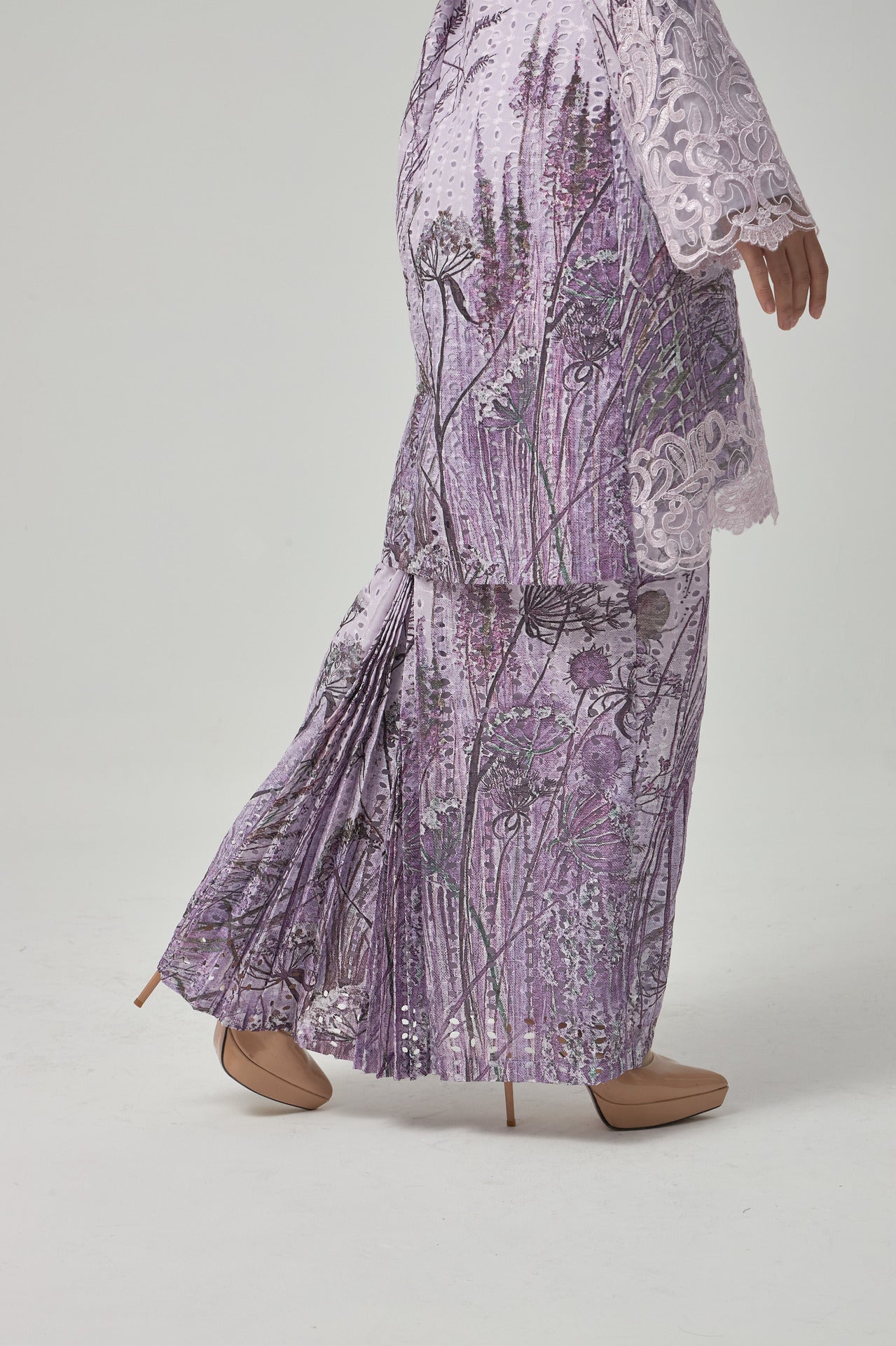 {LIMITED EDITION} Dandelion Kurung Modern - Purple