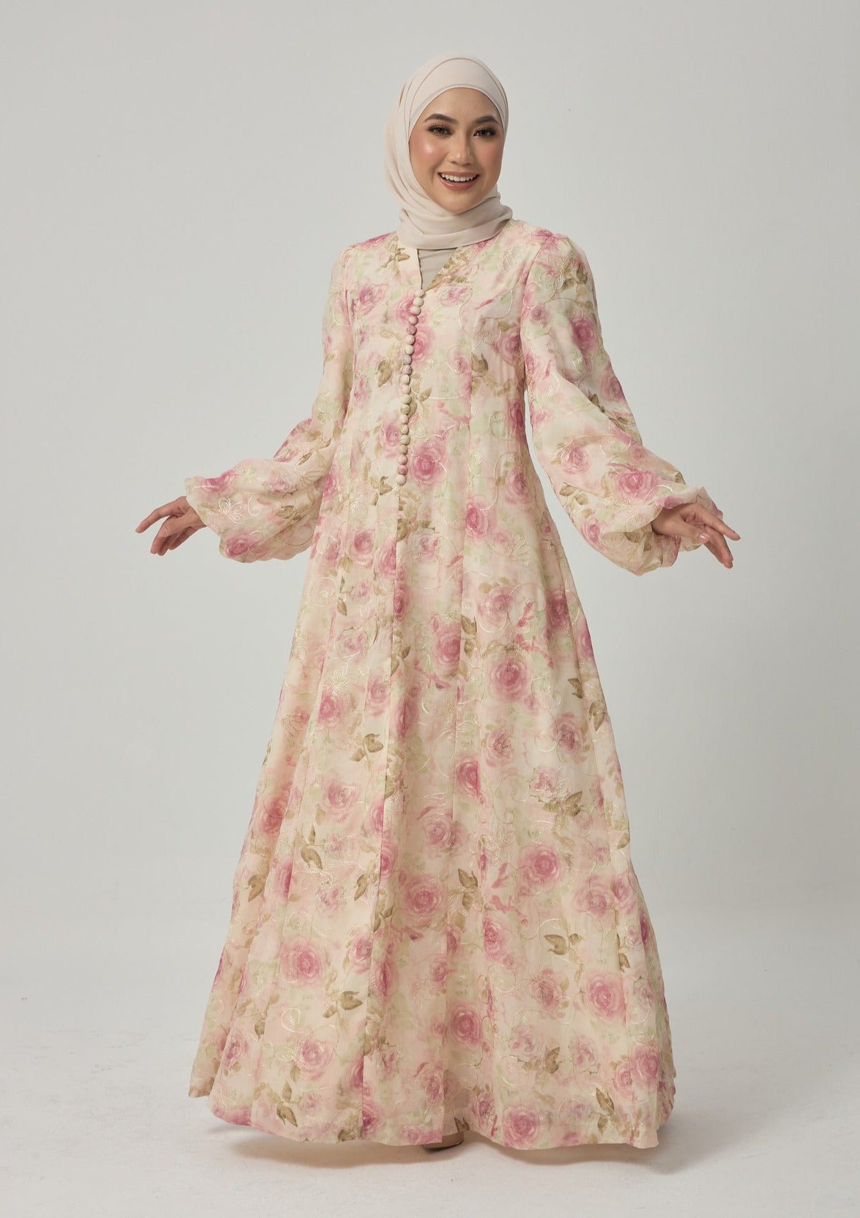 Femme Silk Dress - Pink