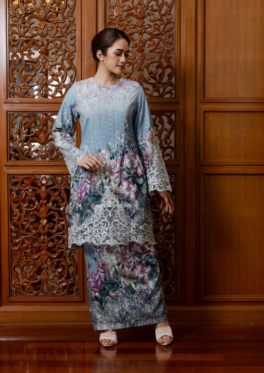 {LIMITED EDITION} Lynnie Kurung Modern - Ash Blue