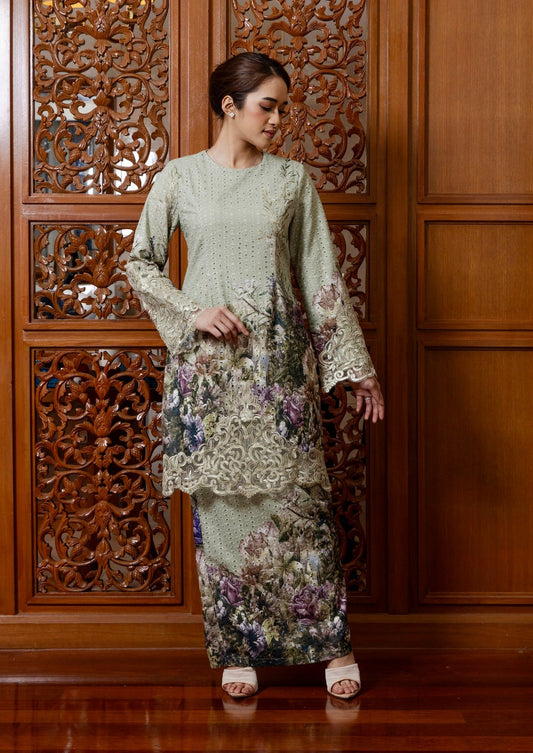 {LIMITED EDITION} Indigo Kurung Modern - Green