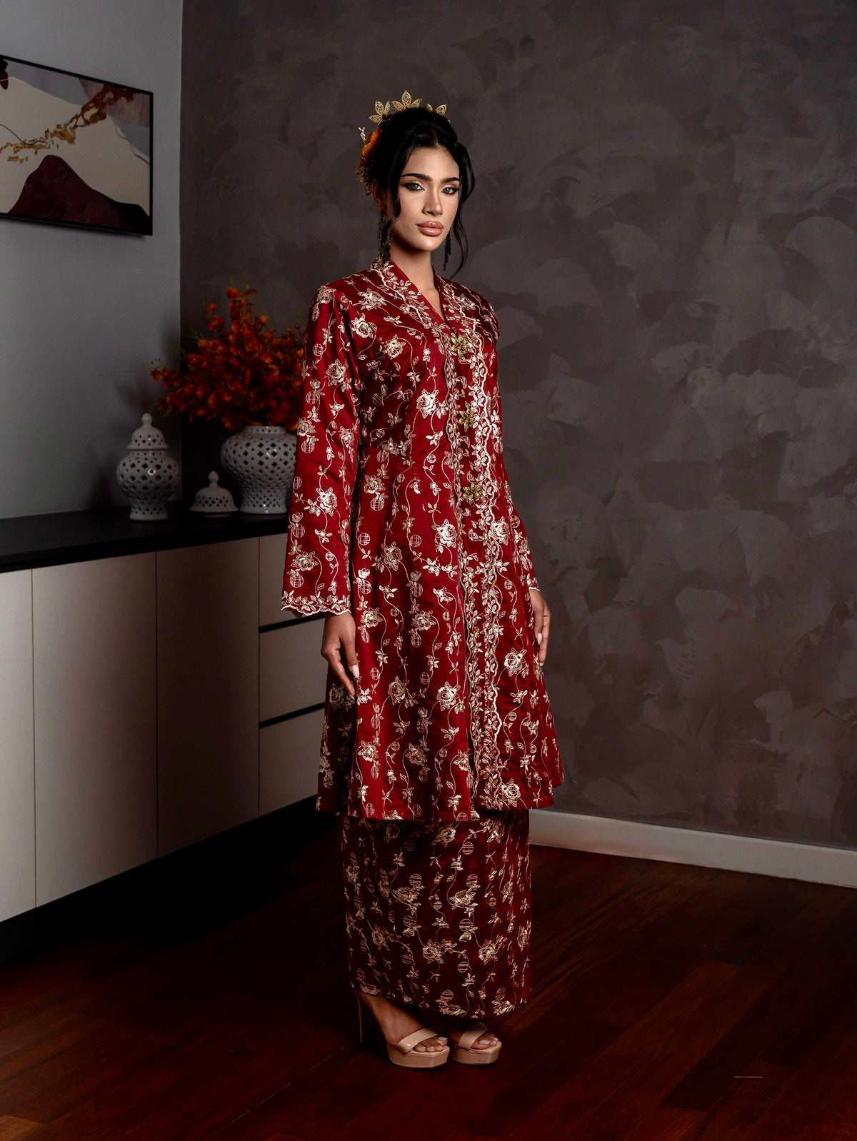 Qaseh Kebarung Classic - Maroon