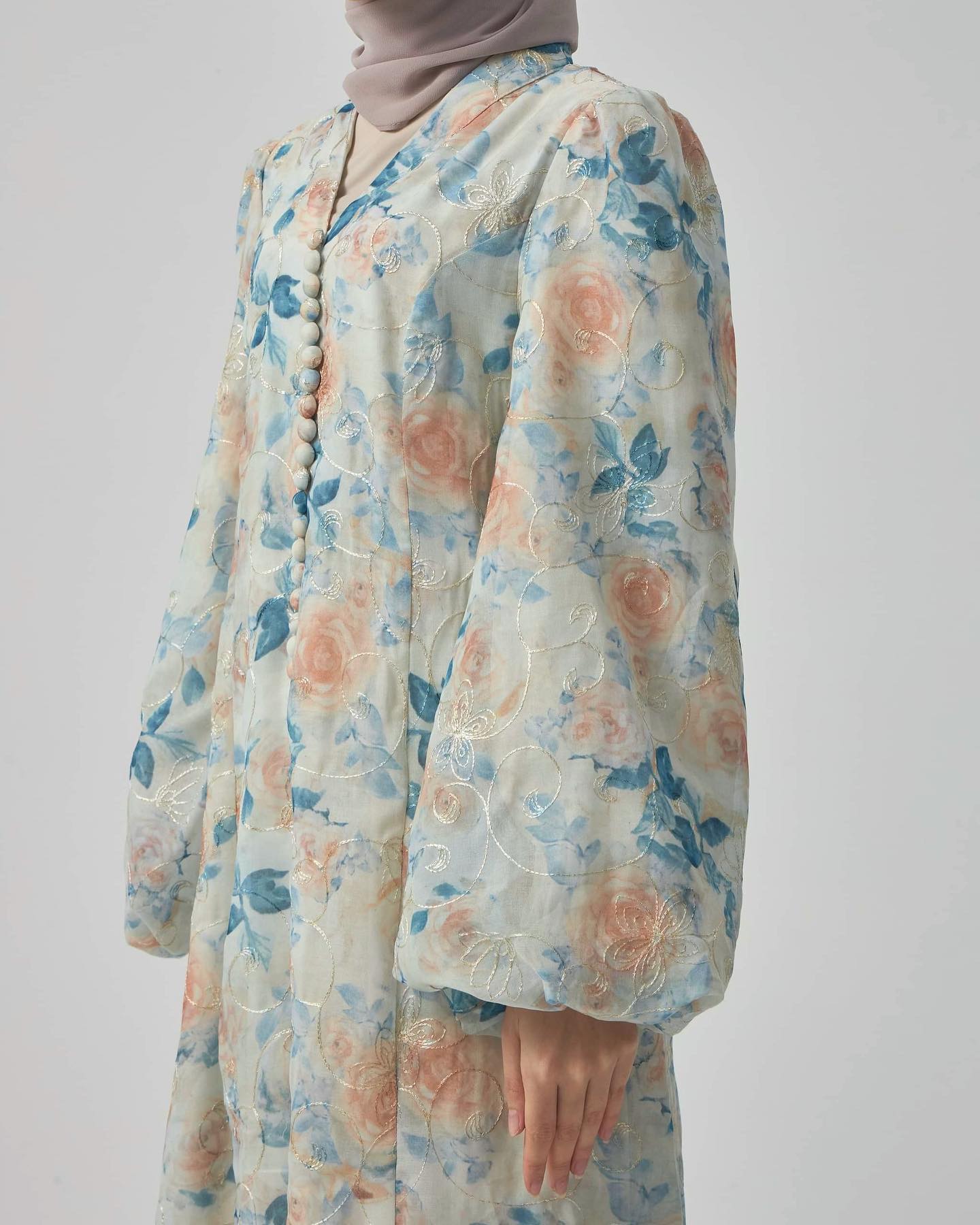 Femme Silk Dress - Blue