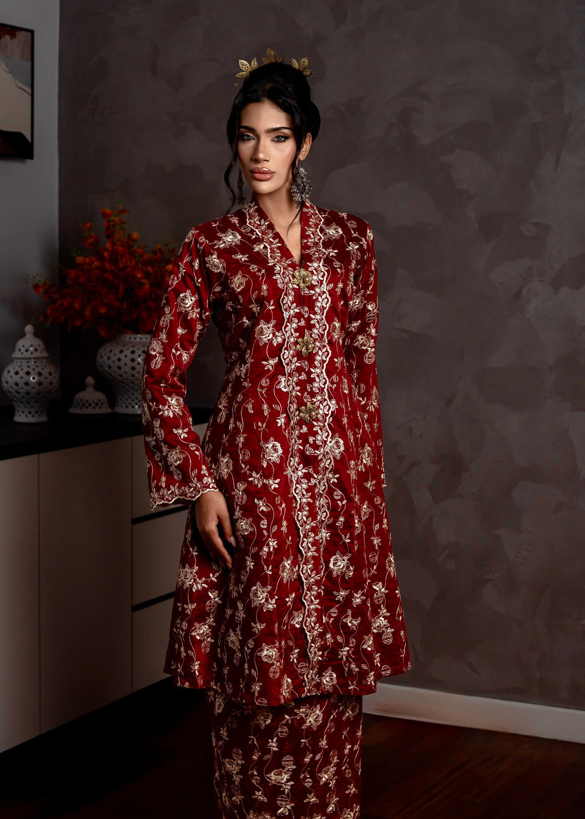 Qaseh Kebarung Classic - Maroon