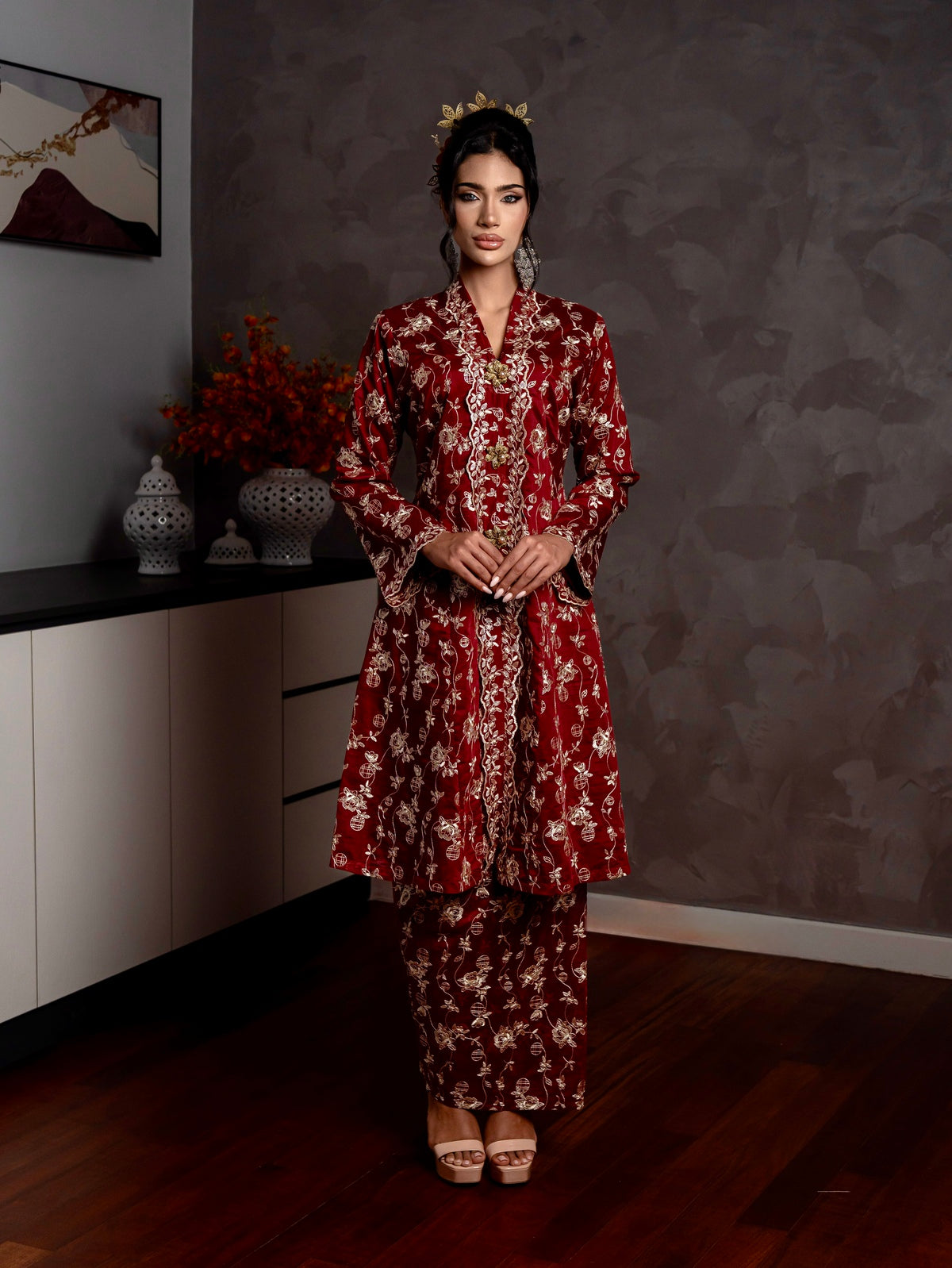 Qaseh Kebarung Classic - Maroon