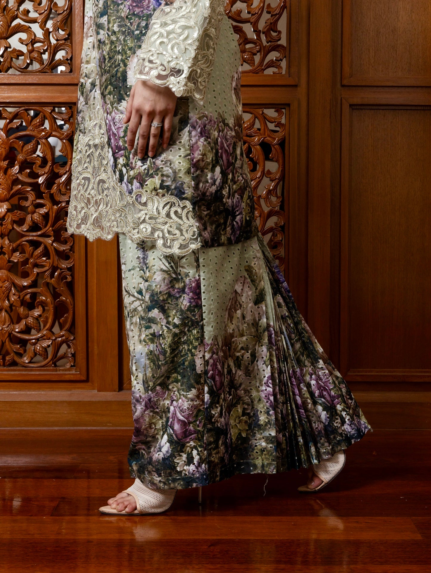 {LIMITED EDITION} Indigo Kurung Modern - Green