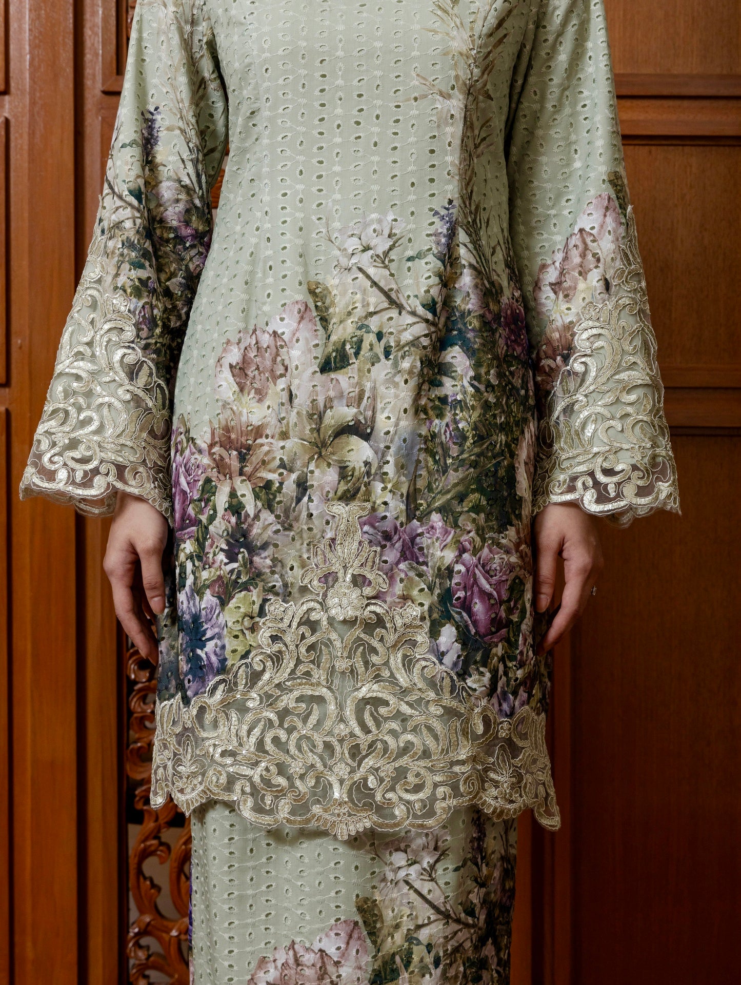 {LIMITED EDITION} Indigo Kurung Modern - Green