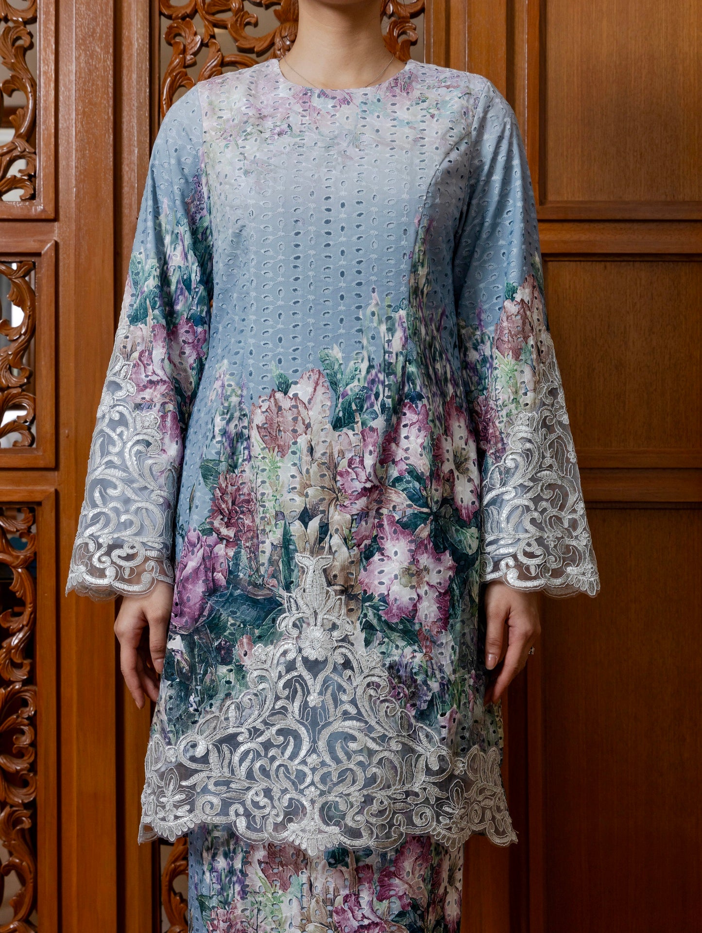 {LIMITED EDITION} Lynnie Kurung Modern - Ash Blue
