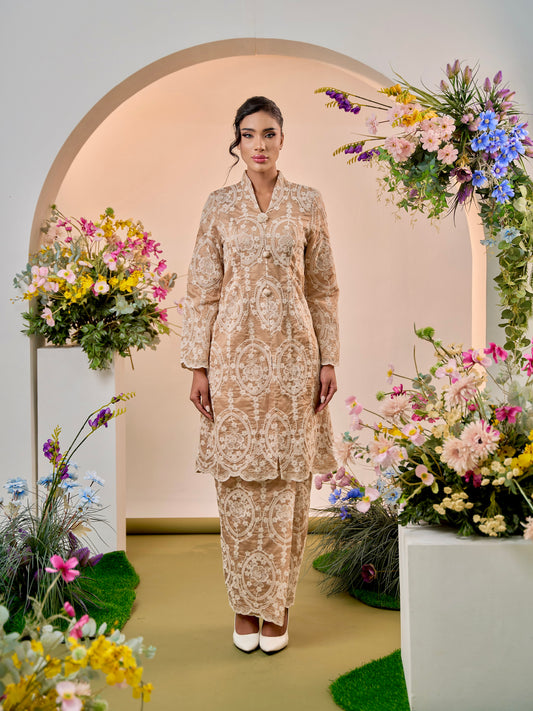 Elvina Kebaya Modern - Ash Brown