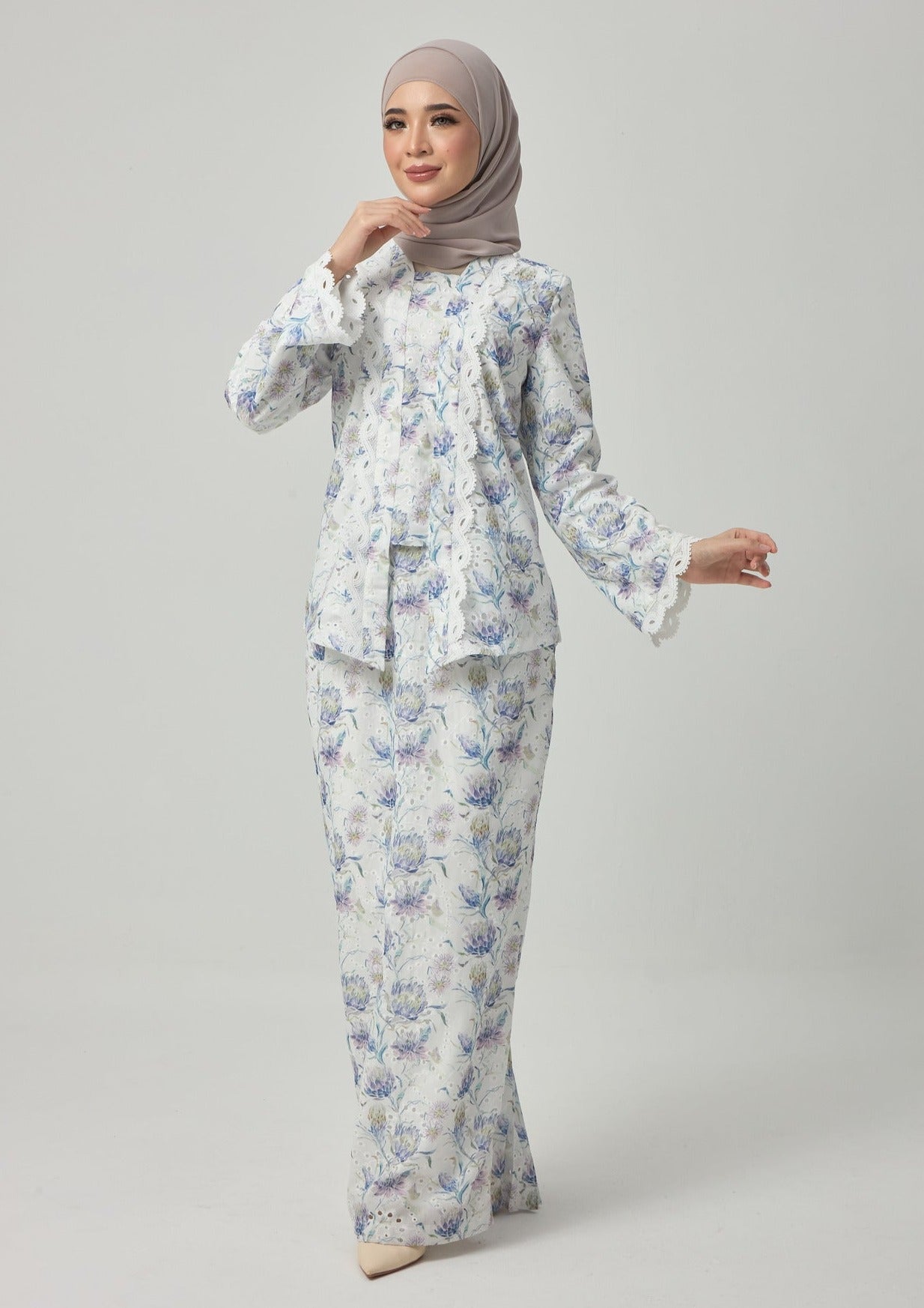 Jerlin Kebaya Pendek - Purple
