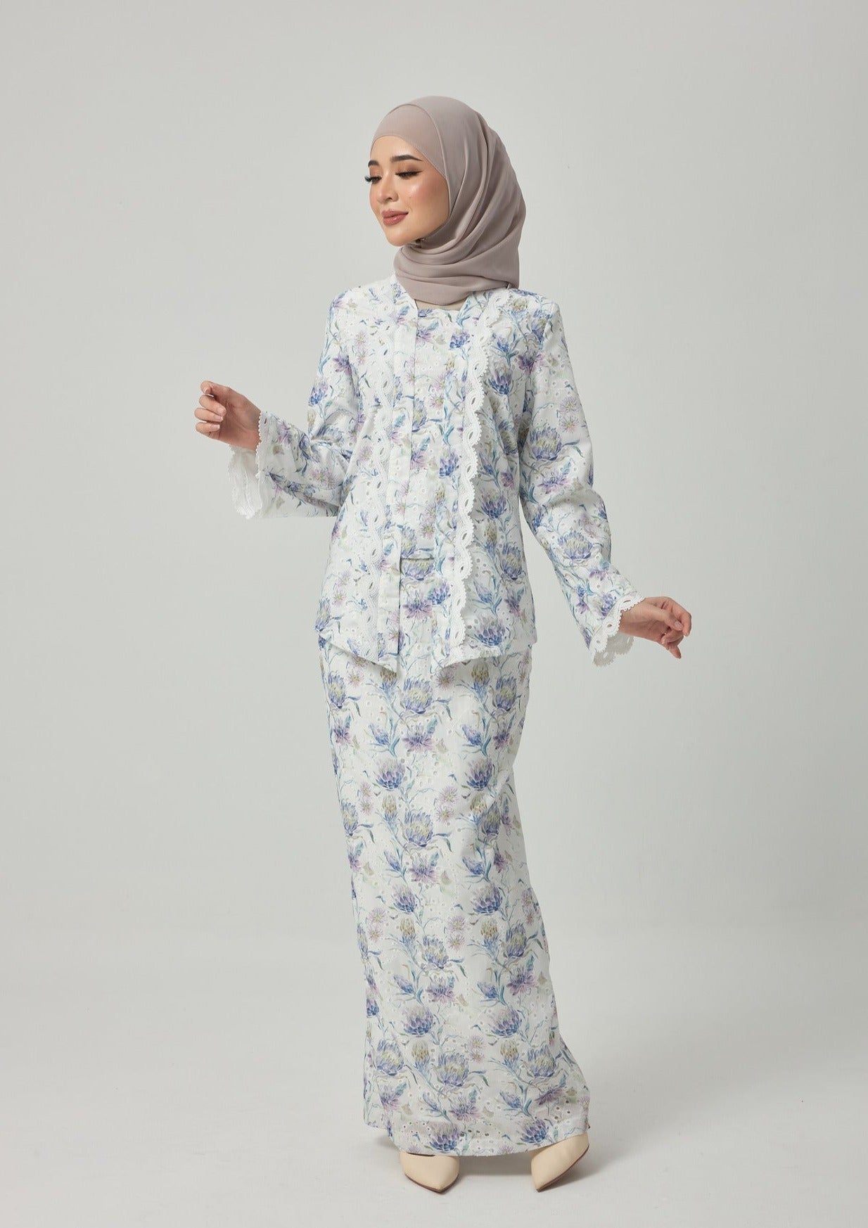 Jerlin Kebaya Pendek - Purple