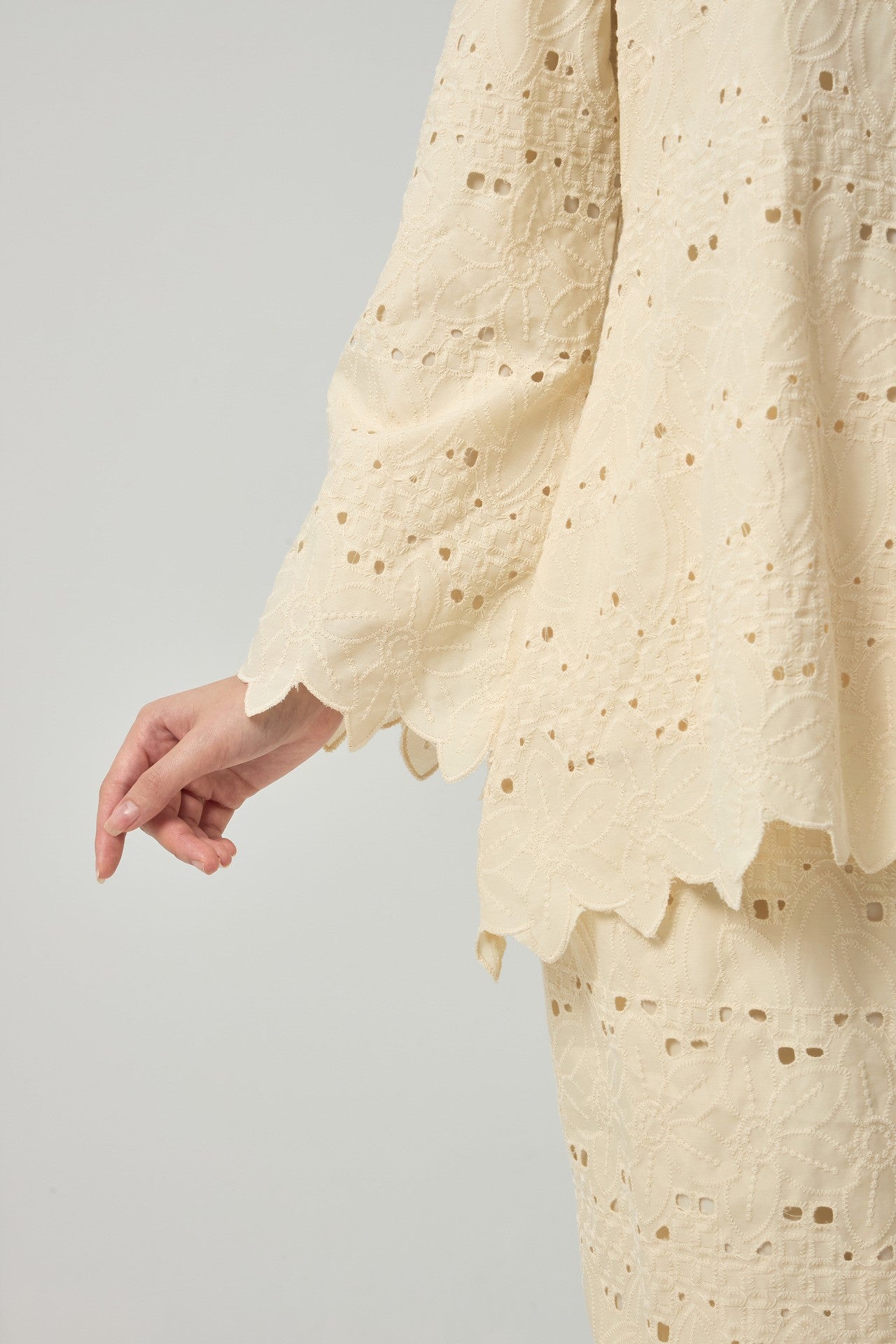 Jarrel Kurung Kedah - Soft Yellow