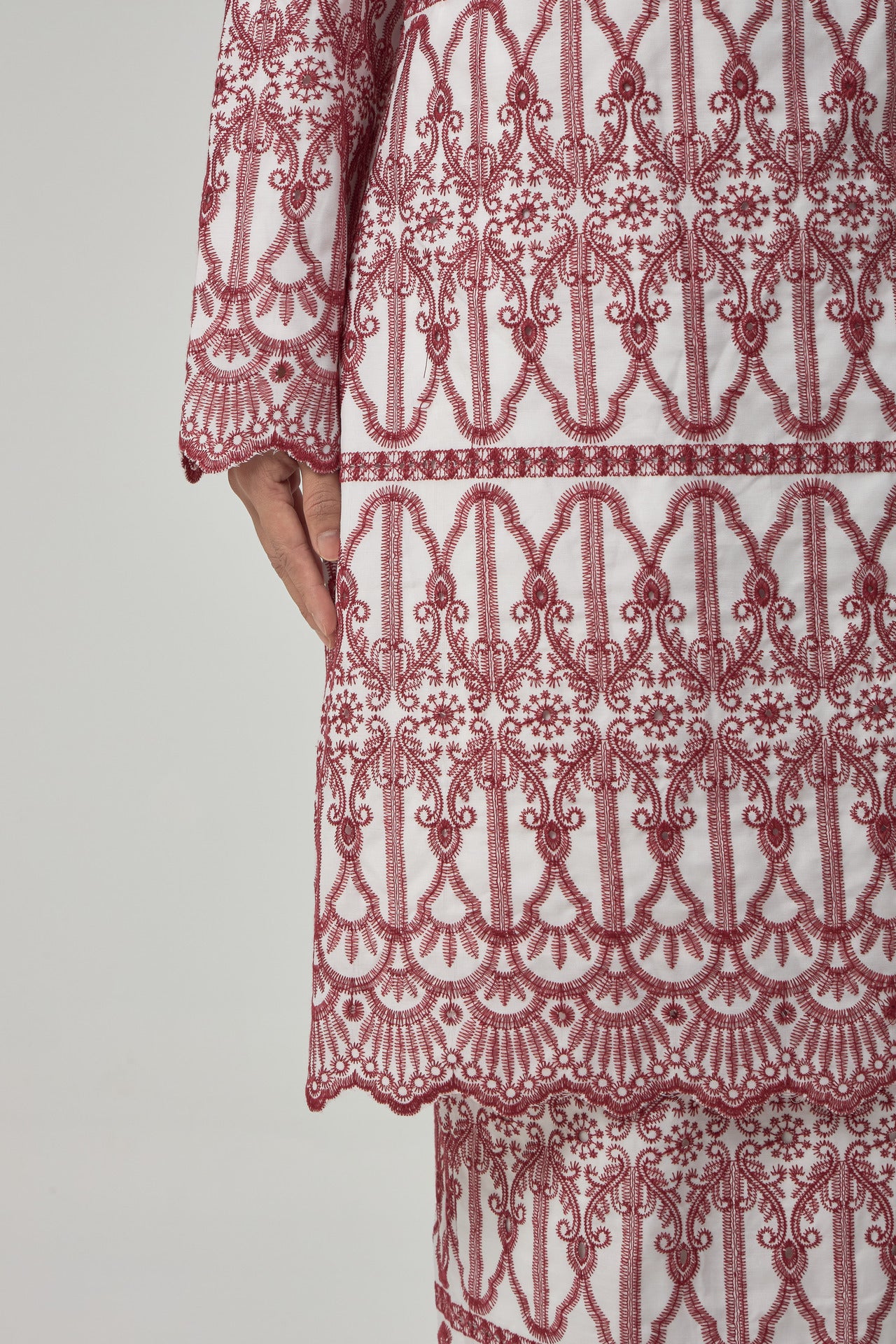 Levin Kurung Modern - Red