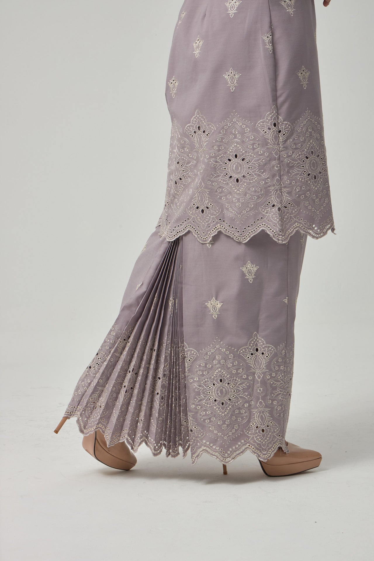 Idriani Kurung Modern - Ash Purple
