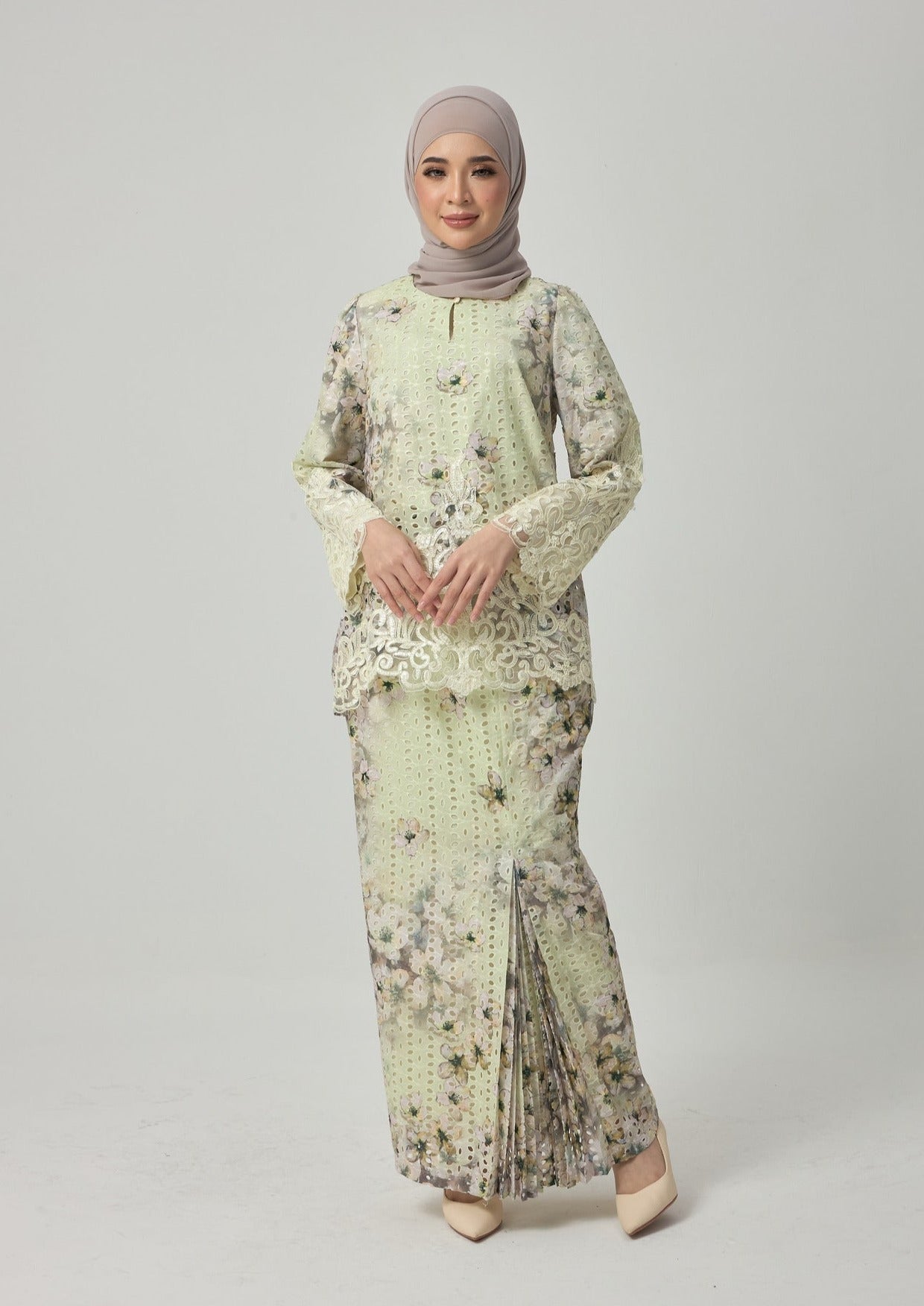 {LIMITED EDITION} Daisy Kurung Kedah - Yellow