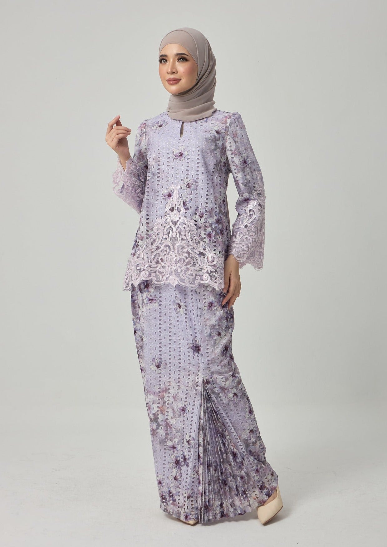 {LIMITED EDITION} Daisy Kurung Kedah - Purple