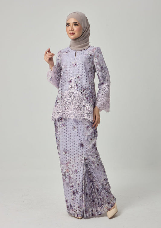 {LIMITED EDITION} Daisy Kurung Kedah - Purple