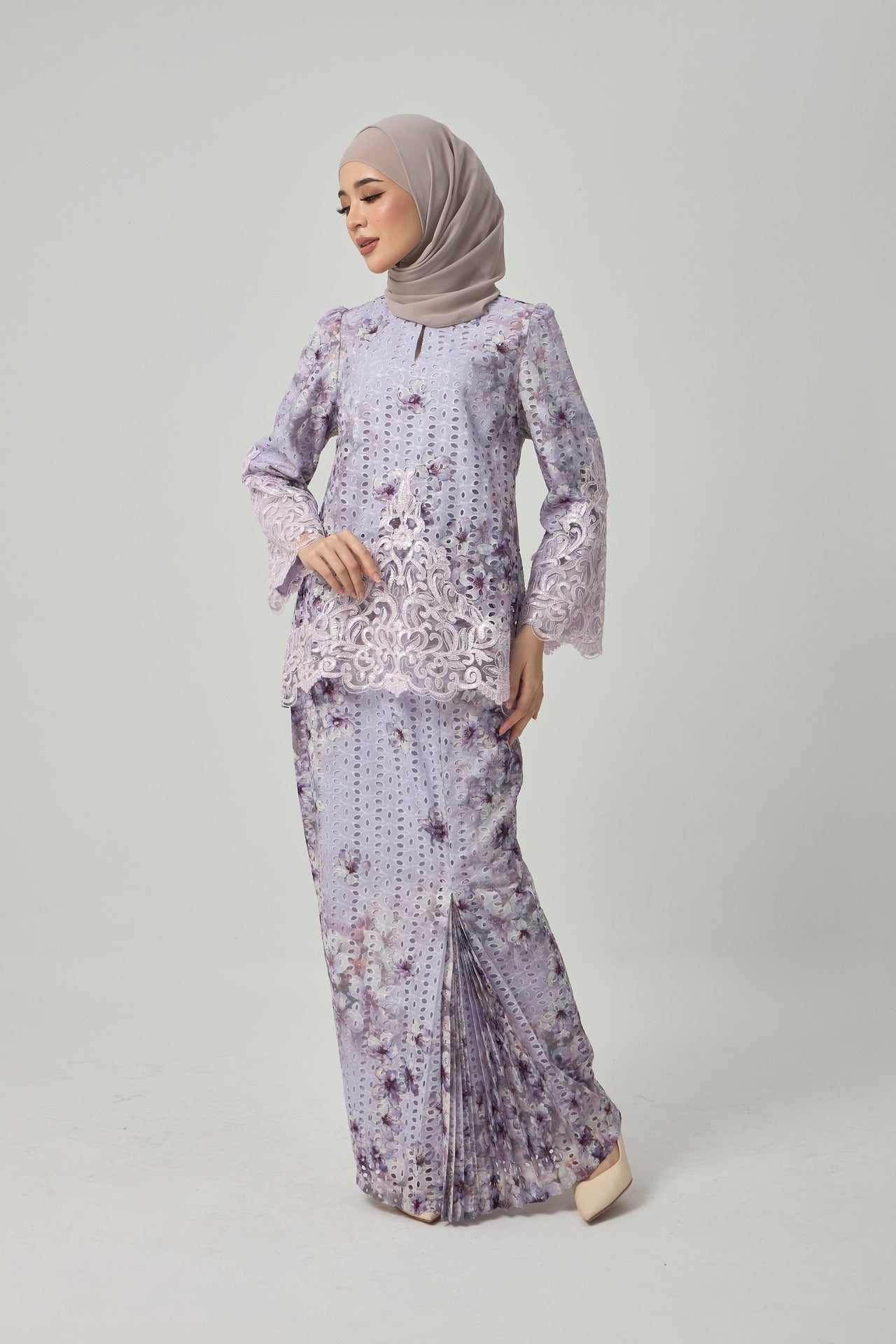 {LIMITED EDITION} Daisy Kurung Kedah - Purple