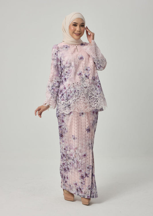 {LIMITED EDITION} Daisy Kurung Kedah - Pink