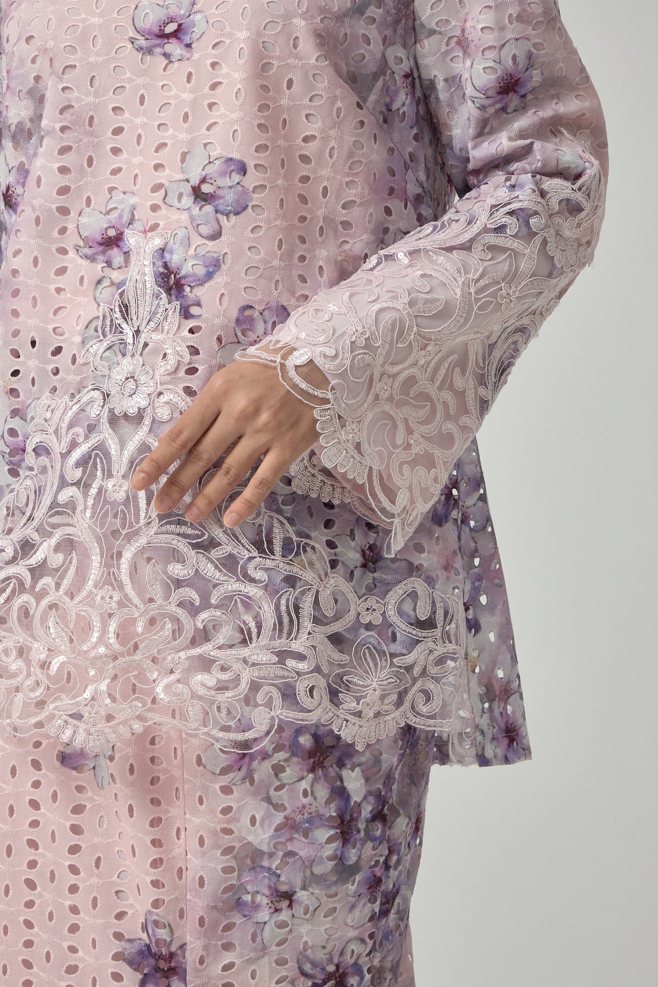 {LIMITED EDITION} Daisy Kurung Kedah - Pink