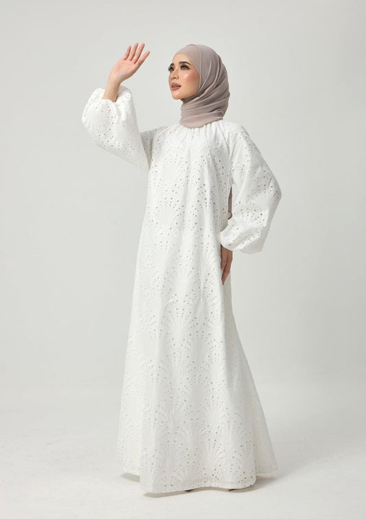 Luna Dress - White
