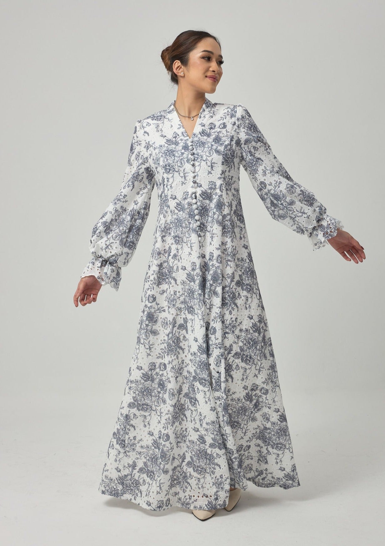 Della Dress - Grey