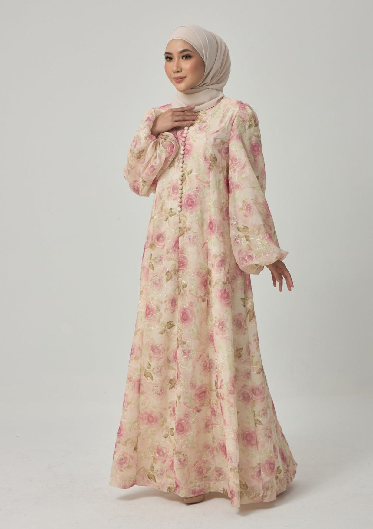 Femme Silk Dress - Pink