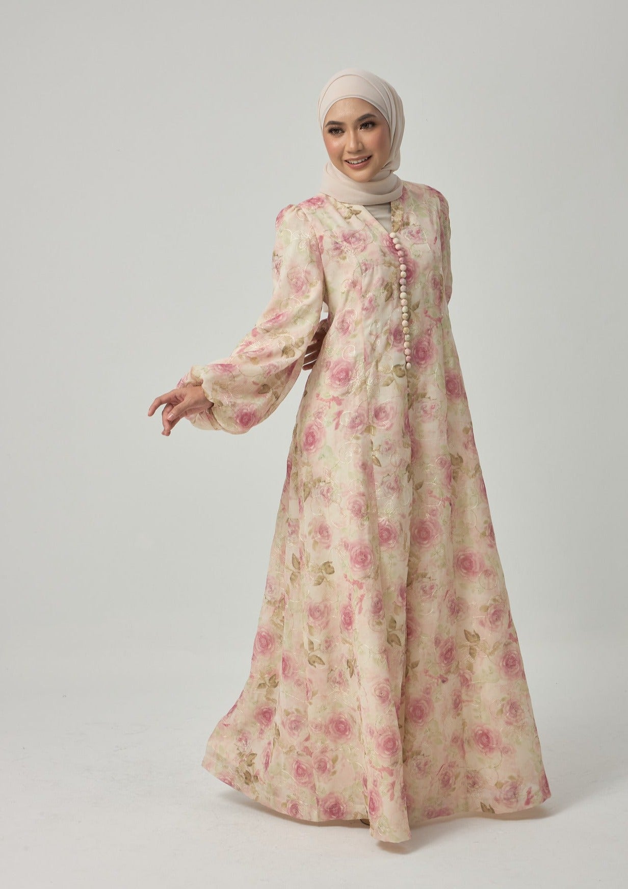 Femme Silk Dress - Pink