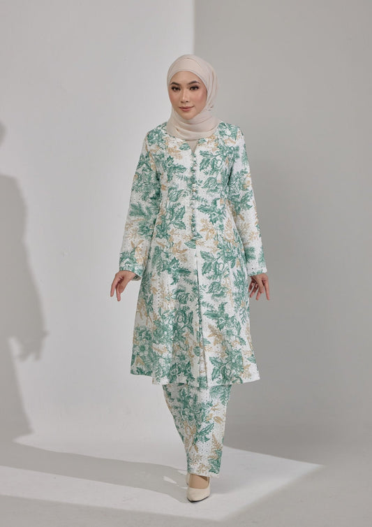 Isra Kebarung Batik Classic Kebarung - Green