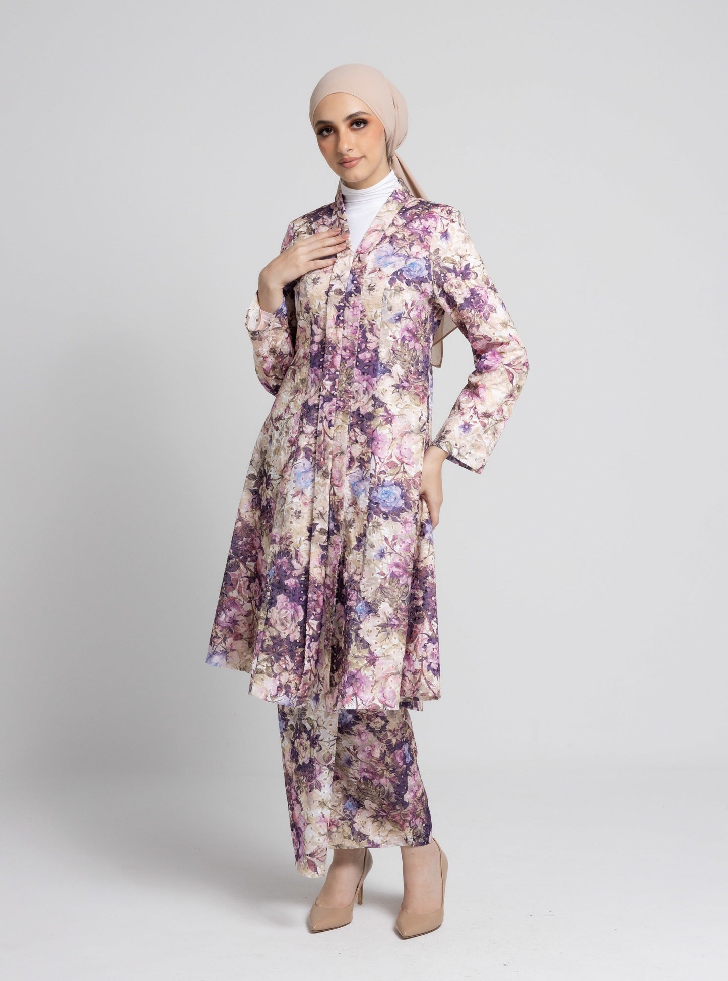 Freya Kebarung Batik Classic - Purple