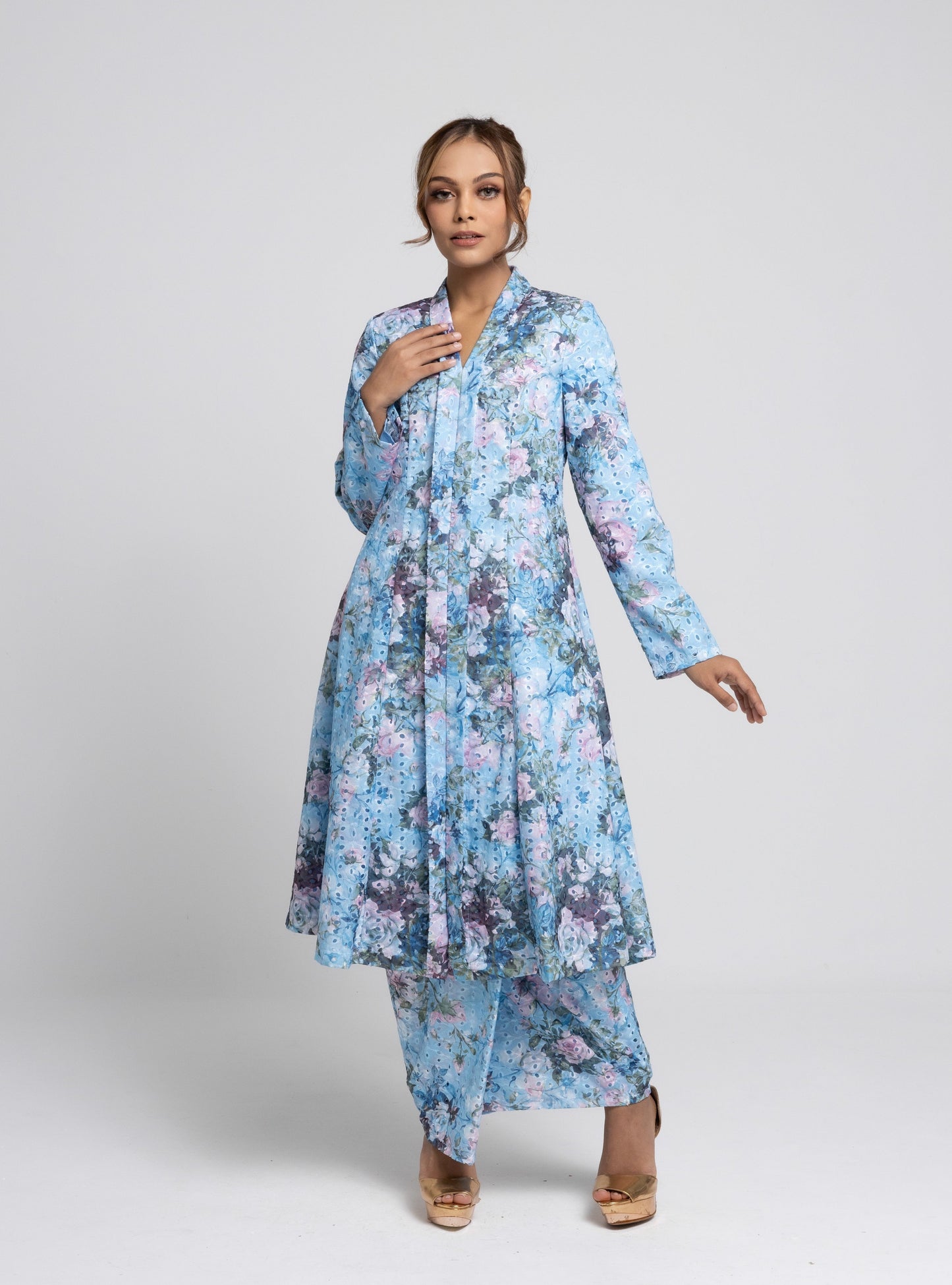 Freya Kebarung Batik Classic - Blue