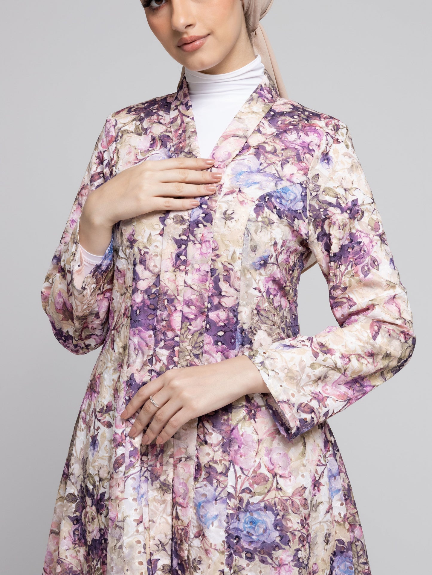 Freya Kebarung Batik Classic - Purple